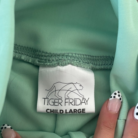 Kids Aqua Ruffle Swim Set - Picture 2 of 5